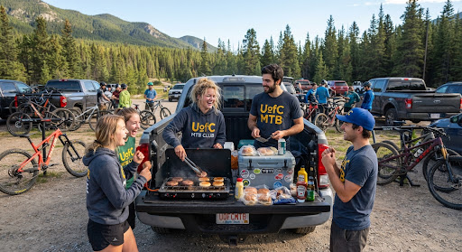 Post-Shred Burgers: Dino Tailgate BBQ